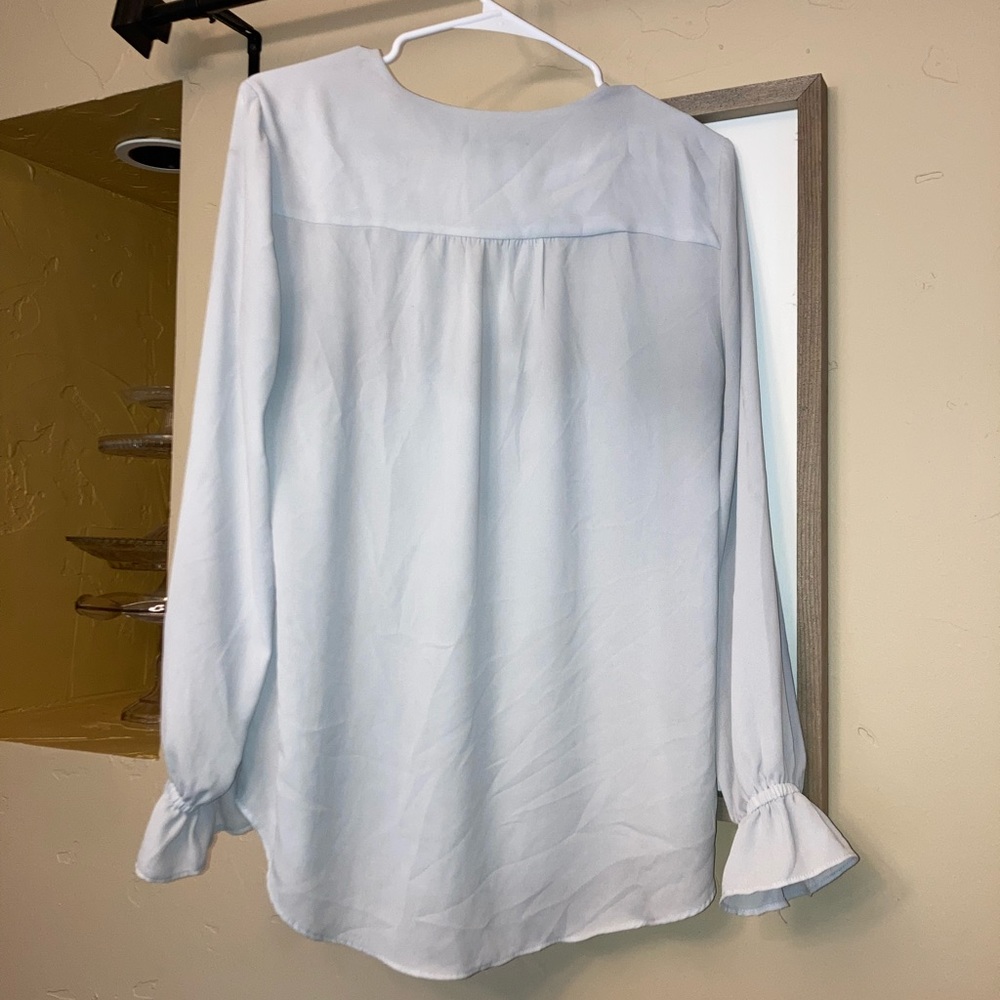 Light Grey Button Down Blouse. - image 2